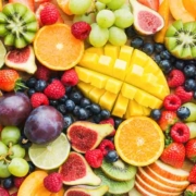 Frutas de distintos colores