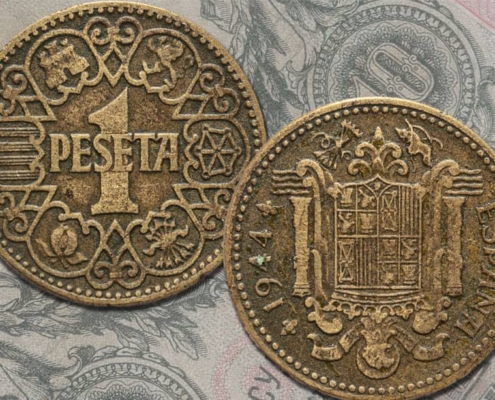 valor de monedas antiguas españolas pesetas