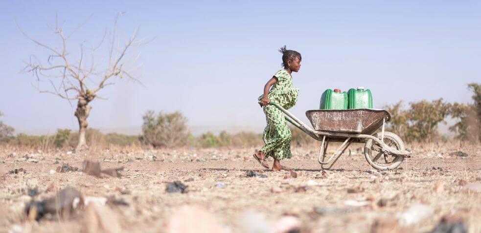 la sequía es uno de los principales factores de la pobreza en el mundo