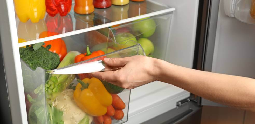 es recomendable guardar las verduras en el cajón del frigorífico