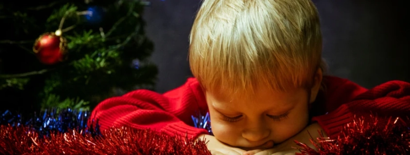 tristeza en navidad en niños