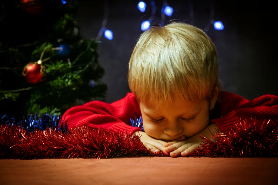 tristeza en navidad en niños